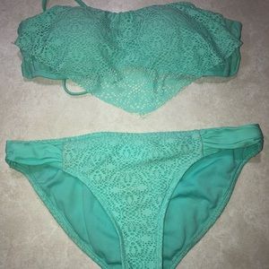 Mint two piece bikini